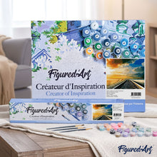 Load image into Gallery viewer, paint by numbers | Railway | beginners easy landscapes | FiguredArt