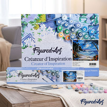 Load image into Gallery viewer, paint by numbers | Moon over the Sea | advanced landscapes | FiguredArt