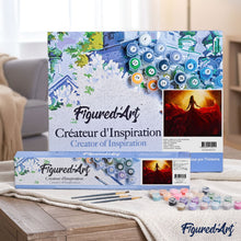 Load image into Gallery viewer, paint by numbers | Pretty Red Dress | dance intermediate romance | FiguredArt