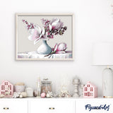 paint by numbers | Magnolia | easy flowers | FiguredArt