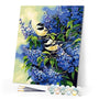 paint by numbers | Two birds on a Lilac branch | animals birds easy | FiguredArt