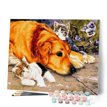 Load image into Gallery viewer, paint by numbers | Cats and Dog | animals cats dogs intermediate | FiguredArt