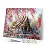 paint by numbers | Palace in Spring | advanced landscapes | FiguredArt