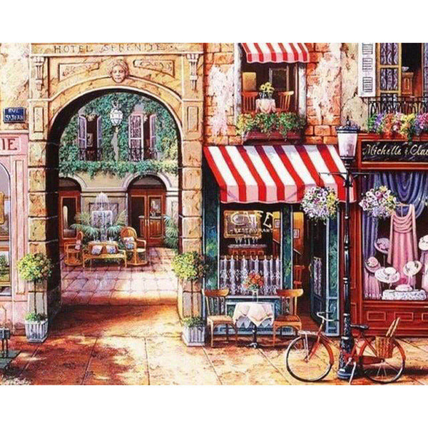 paint by numbers | Vintage Village | advanced cities | FiguredArt