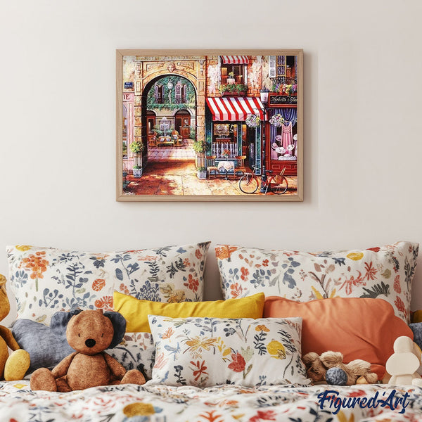 paint by numbers | Vintage Village | advanced cities | FiguredArt