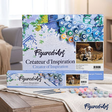 Load image into Gallery viewer, paint by numbers | Playing Puppies | advanced animals dogs | FiguredArt