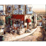 paint by numbers | Small Village Vintage | advanced cities | FiguredArt