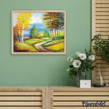 paint by numbers | Yellow Autumn Leaves | advanced landscapes | FiguredArt