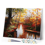 paint by numbers | Swamp | advanced landscapes | FiguredArt