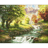 paint by numbers | River | intermediate landscapes | FiguredArt