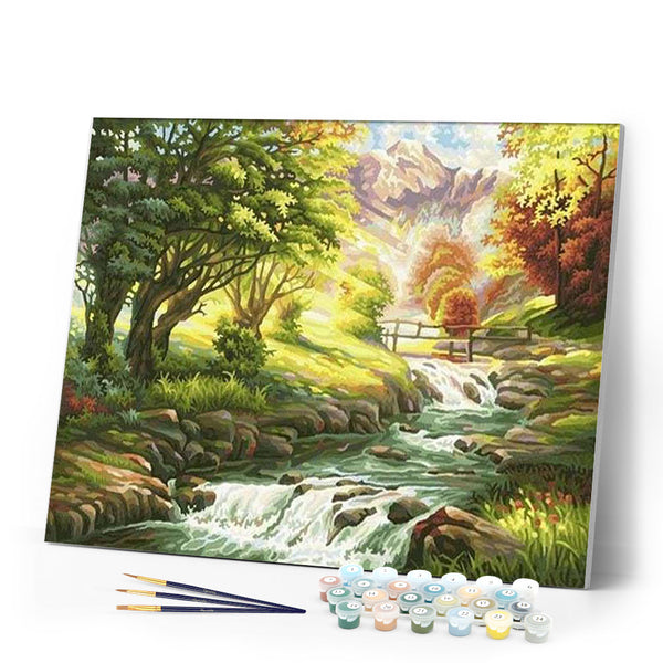 paint by numbers | River | intermediate landscapes | FiguredArt