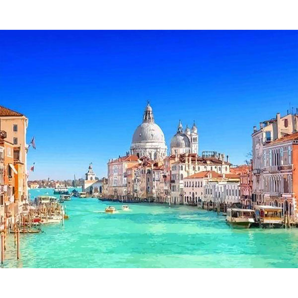 paint by numbers | The Grand Canal in Venice | advanced cities | FiguredArt