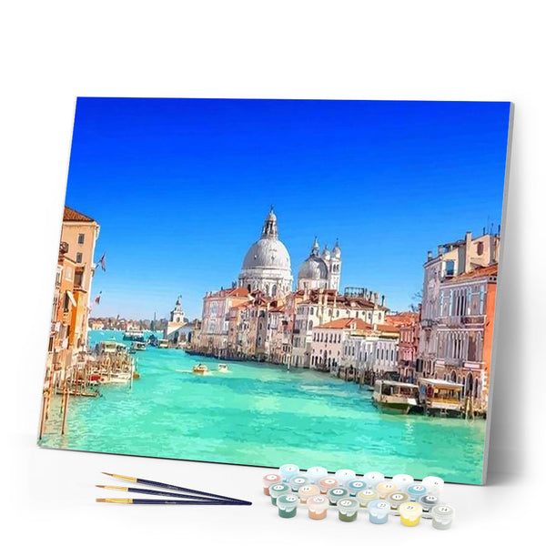 paint by numbers | The Grand Canal in Venice | advanced cities | FiguredArt