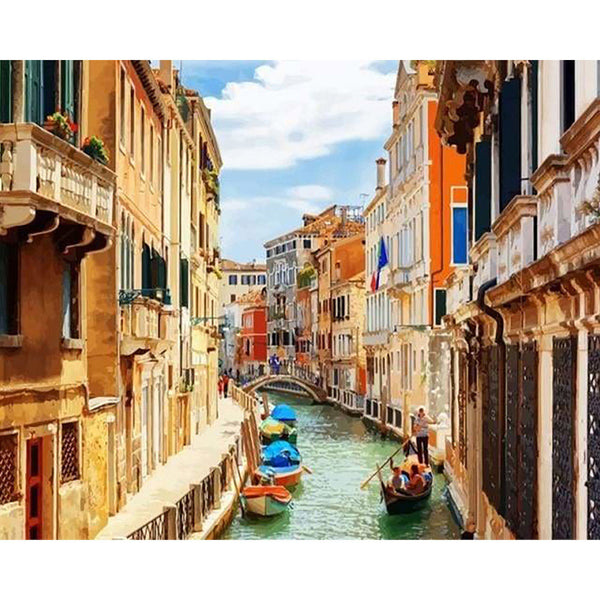 paint by numbers | Gondola ride in Venice | advanced cities | FiguredArt