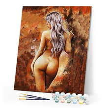 Load image into Gallery viewer, paint by numbers | Naked womans back | advanced nude romance | FiguredArt