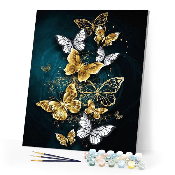 paint by numbers | fairy butterflies | new arrivals animals butterflies intermediate | FiguredArt