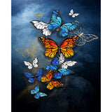 paint by numbers | multicolor butterflies | new arrivals animals butterflies intermediate | FiguredArt