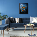 paint by numbers | multicolor butterflies | new arrivals animals butterflies intermediate | FiguredArt