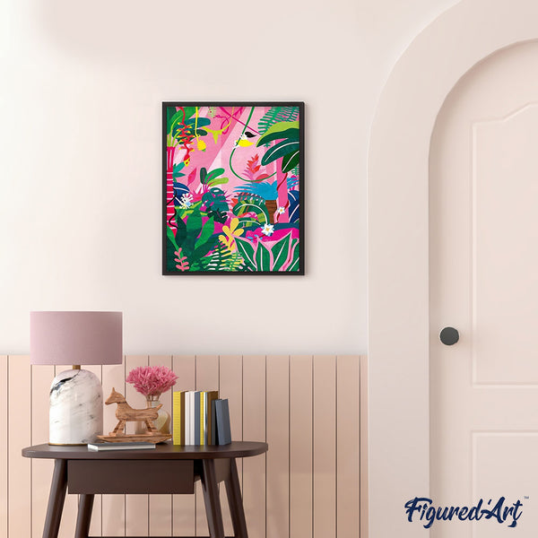 paint by numbers | forest and flowers cartoon | new arrivals abstract flowers easy | FiguredArt