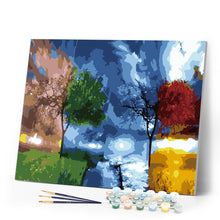 Load image into Gallery viewer, paint by numbers | The 4 Seasons | advanced landscapes trees | FiguredArt