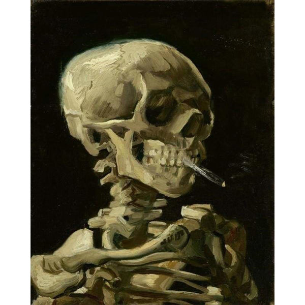 paint by numbers | Skull | abstract intermediate | FiguredArt
