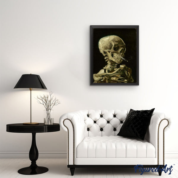paint by numbers | Skull | abstract intermediate | FiguredArt