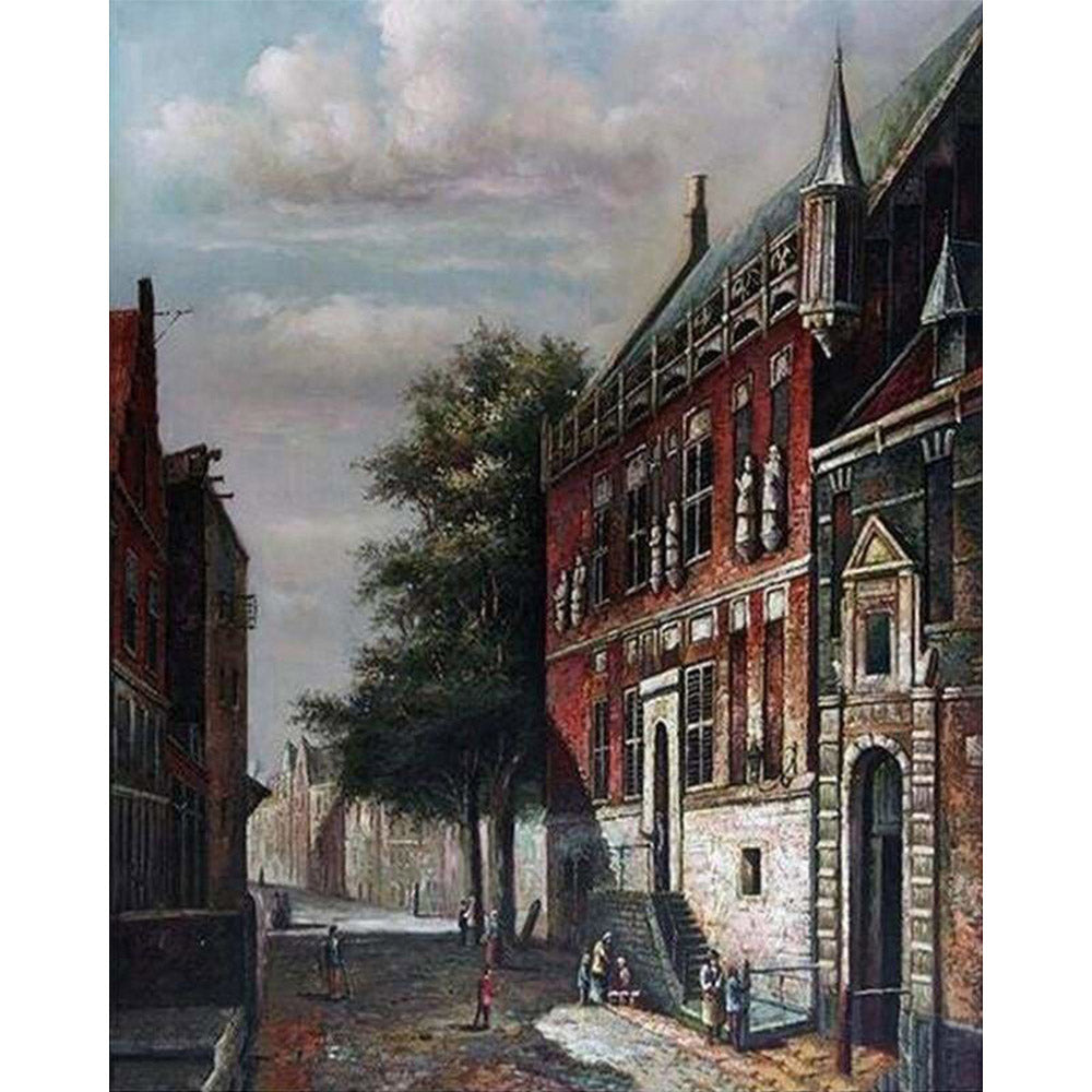 paint by numbers | Dark street | advanced cities | FiguredArt