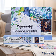 Load image into Gallery viewer, paint by numbers | giraffes and flowers | new arrivals animals giraffes advanced | FiguredArt