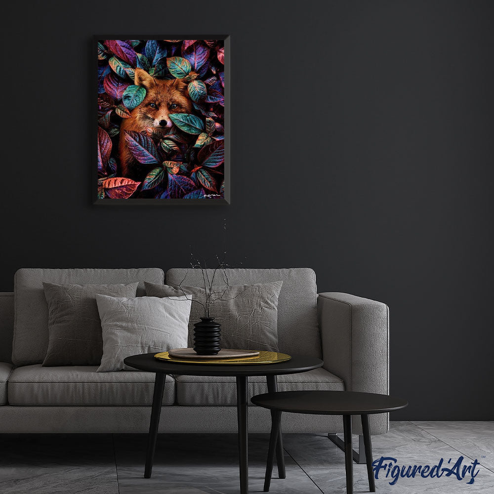 paint by numbers | fox and foliage | new arrivals animals foxes advanced | FiguredArt