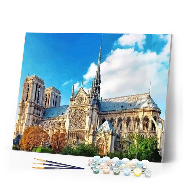 paint by numbers | Notre Dame de Paris | advanced cities | FiguredArt
