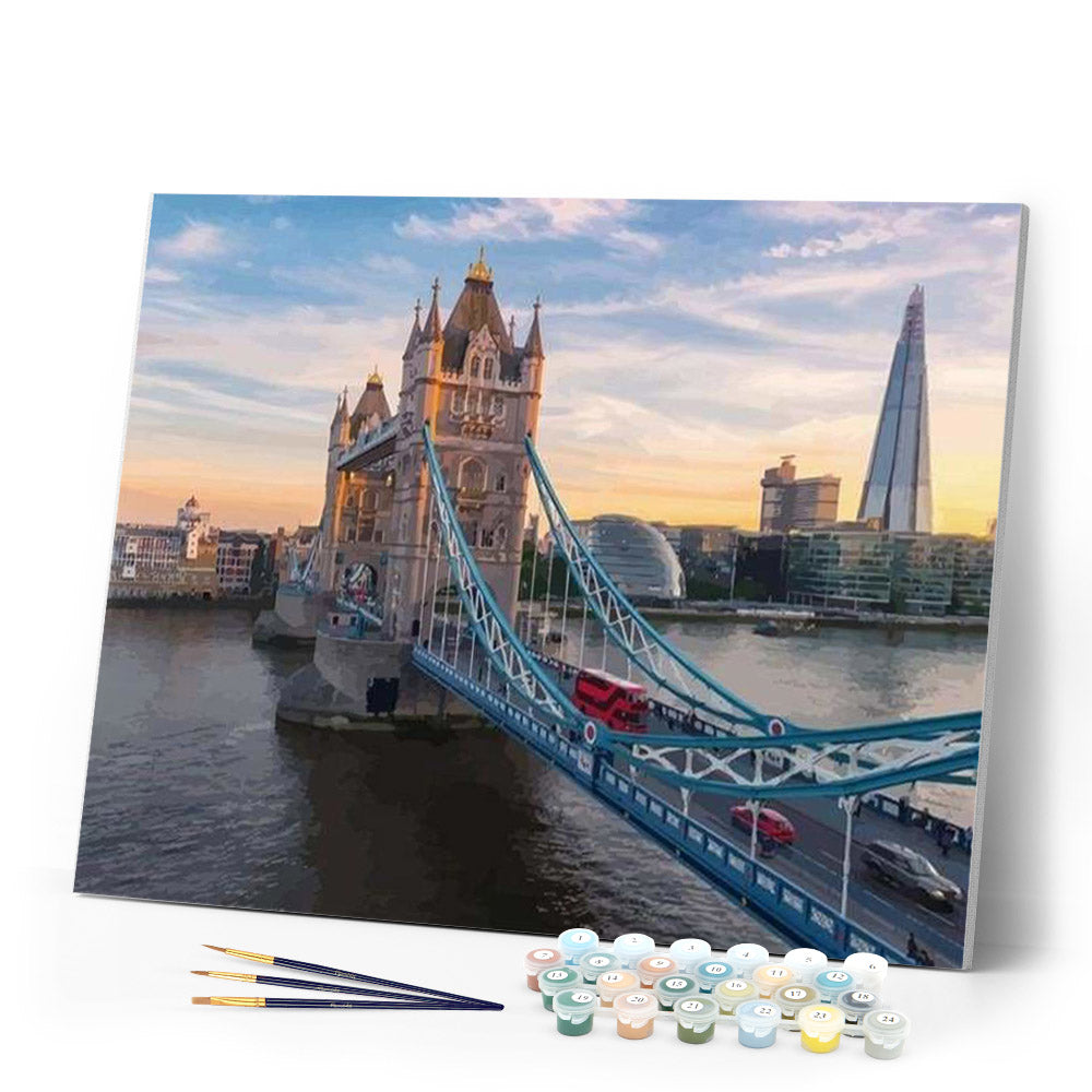 paint by numbers | London Bridge | advanced cities | FiguredArt