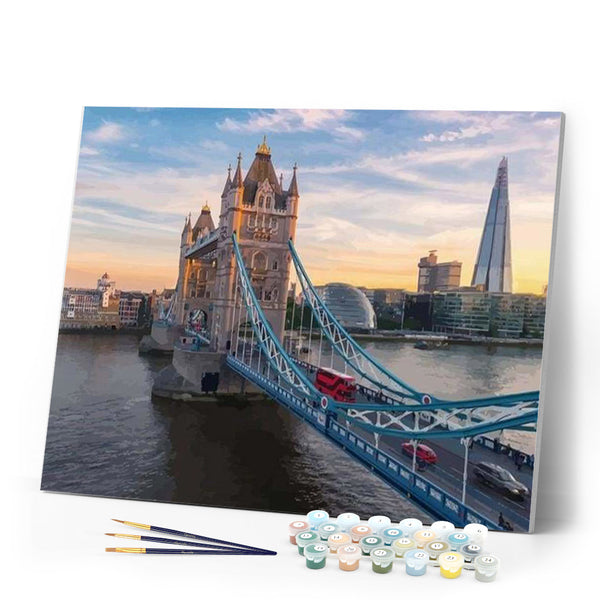 paint by numbers | London Bridge | advanced cities | FiguredArt