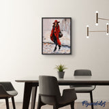 paint by numbers | Woman hands in pockets | advanced romance | FiguredArt