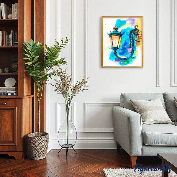 paint by numbers | Retro Wall Lamp | intermediate vintage | FiguredArt
