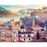 paint by numbers | The City of Salzburg | cities intermediate | FiguredArt