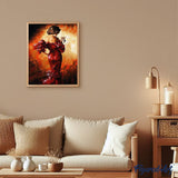 paint by numbers | Woman in sexy Red | advanced romance | FiguredArt