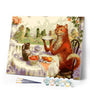 paint by numbers | Cat having Breakfast | animals cats intermediate | FiguredArt