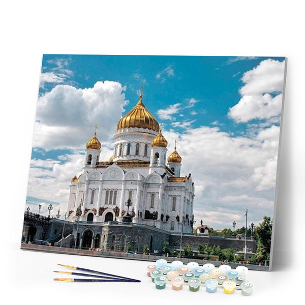 paint by numbers | Palace with Golden roof | advanced cities | FiguredArt