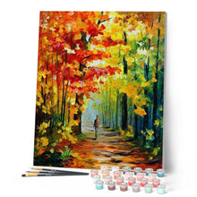 Load image into Gallery viewer, paint by numbers | Solitary walk in Forest | advanced landscapes | FiguredArt