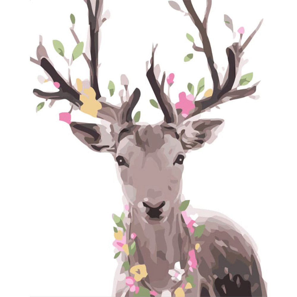paint by numbers | Romantic Deer | animals deer easy | FiguredArt