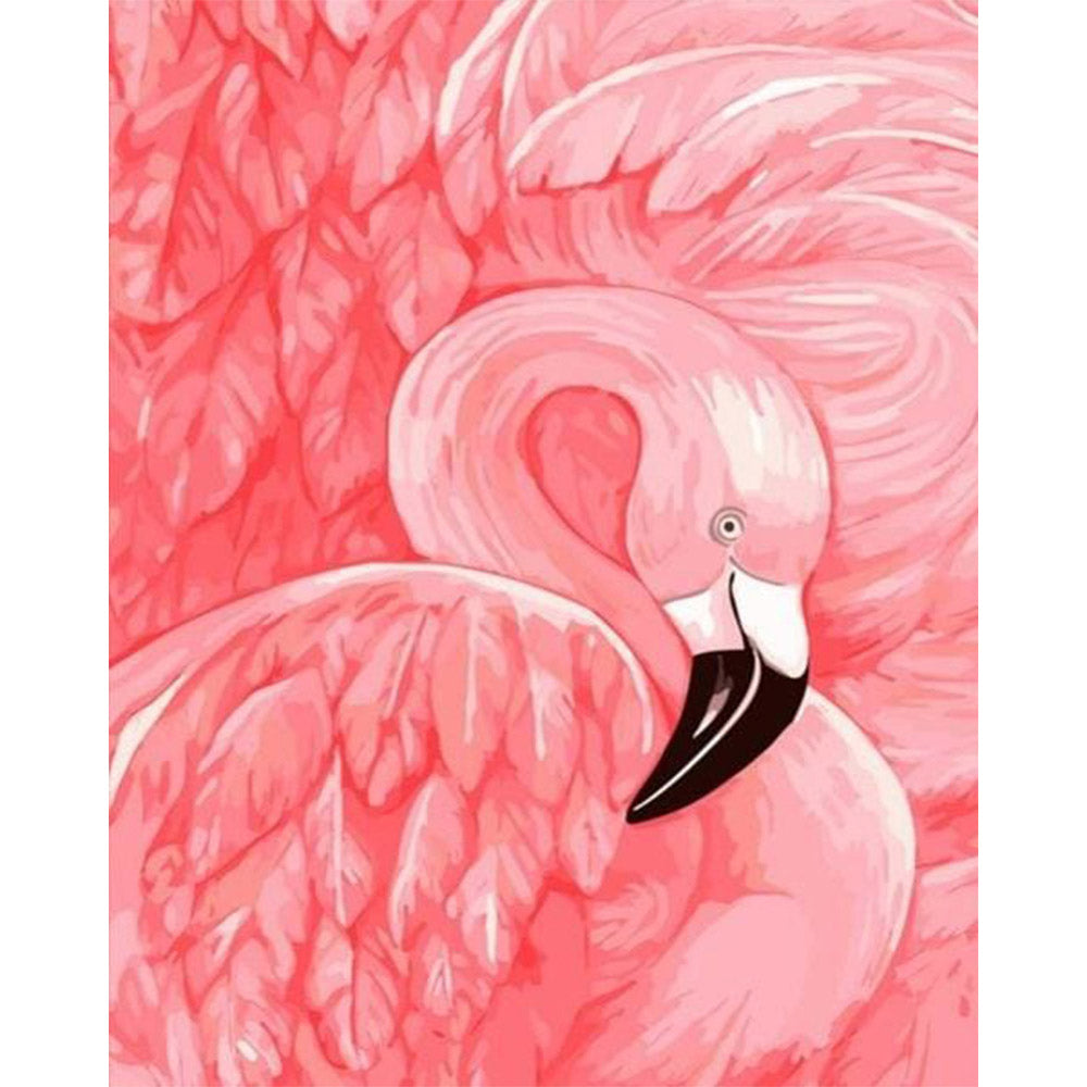 paint by numbers | Flamingo | animals birds easy flamingos | FiguredArt