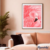 paint by numbers | Flamingo | animals birds easy flamingos | FiguredArt