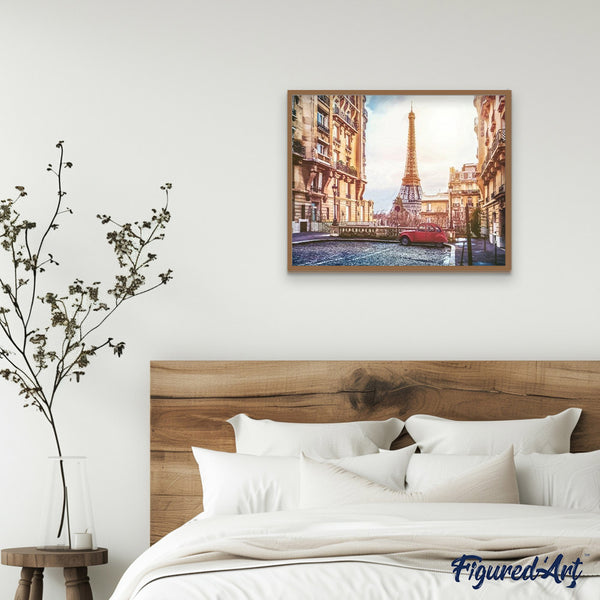 paint by numbers | Old French Car in Paris | advanced cities | FiguredArt