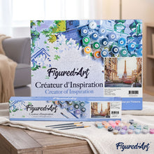 Load image into Gallery viewer, paint by numbers | Old French Car in Paris | advanced cities | FiguredArt