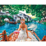 paint by numbers | Romantic Stroll Newlyweds | intermediate landscapes romance | FiguredArt