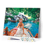 paint by numbers | Romantic Stroll Newlyweds | intermediate landscapes romance | FiguredArt