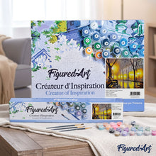 Load image into Gallery viewer, paint by numbers | Street in Winter | cities easy | FiguredArt