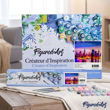 Load image into Gallery viewer, paint by numbers | Night City | cities intermediate | FiguredArt
