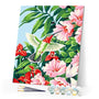 paint by numbers | Hummingbird in the Flowers | animals birds easy flowers | FiguredArt