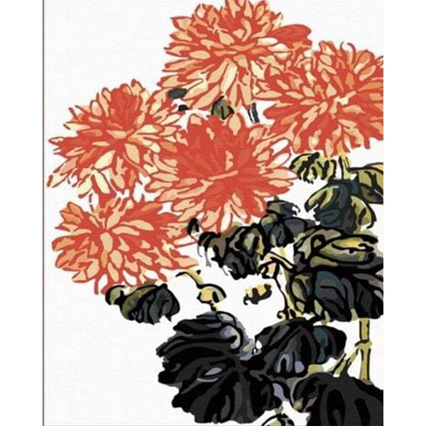 paint by numbers | Abstract Flowers | easy flowers | FiguredArt